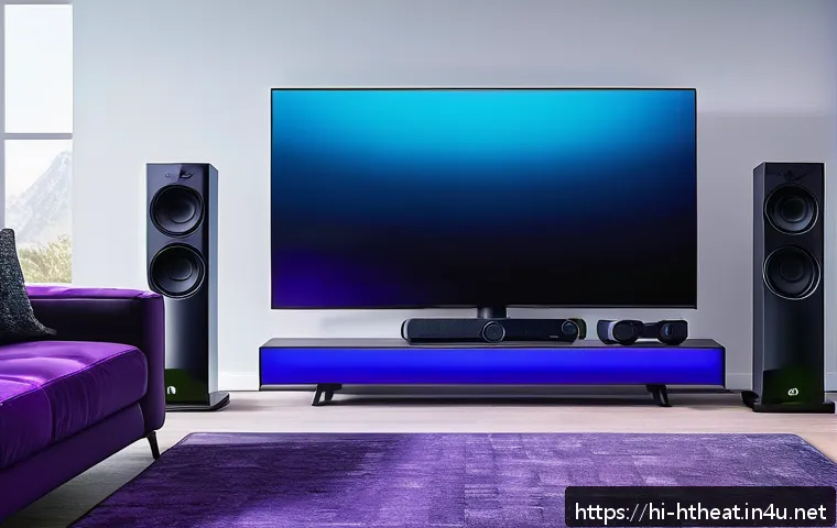 Xbox 시리즈 X 돌비 애트모스 - A high-tech gaming setup featuring an Xbox Series X console connected to an Atmos-supported soundbar...